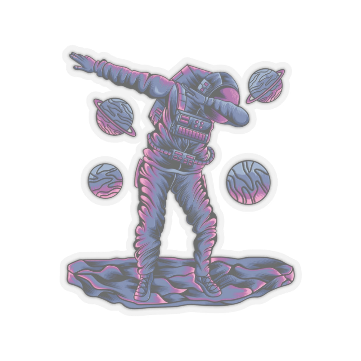 The Space Dab Sticker