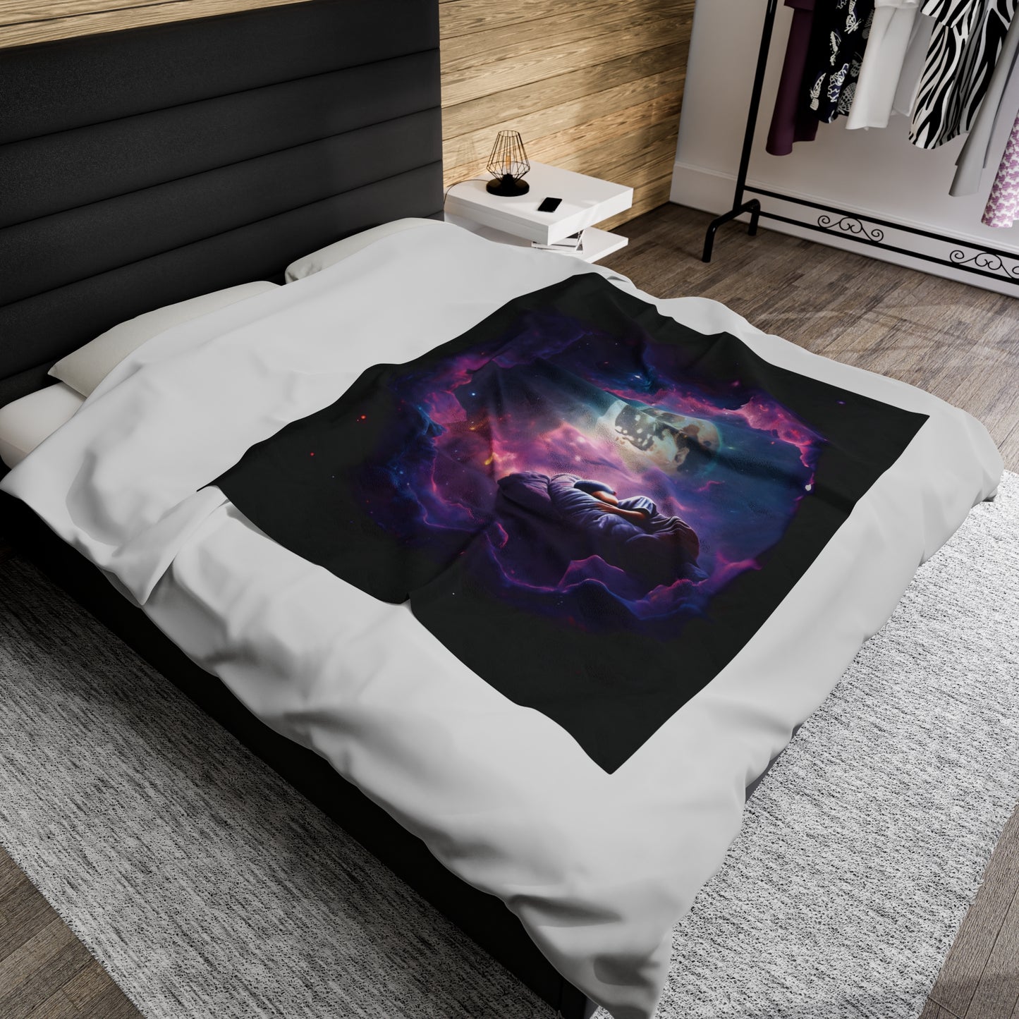 Galaxy Velveteen Plush Blanket