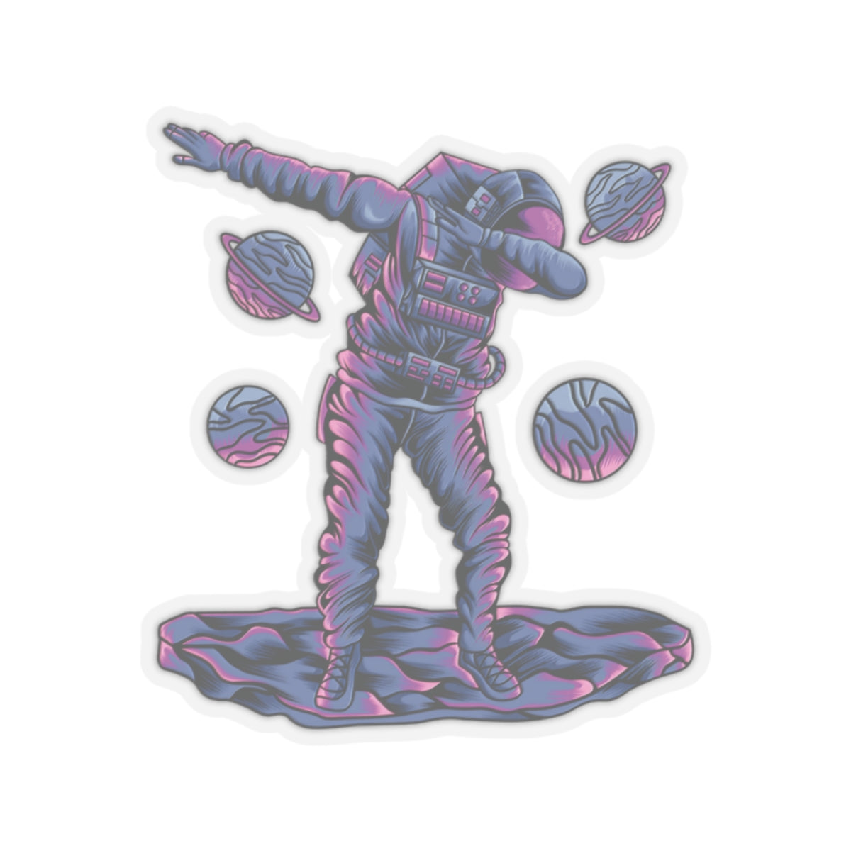 The Space Dab Sticker