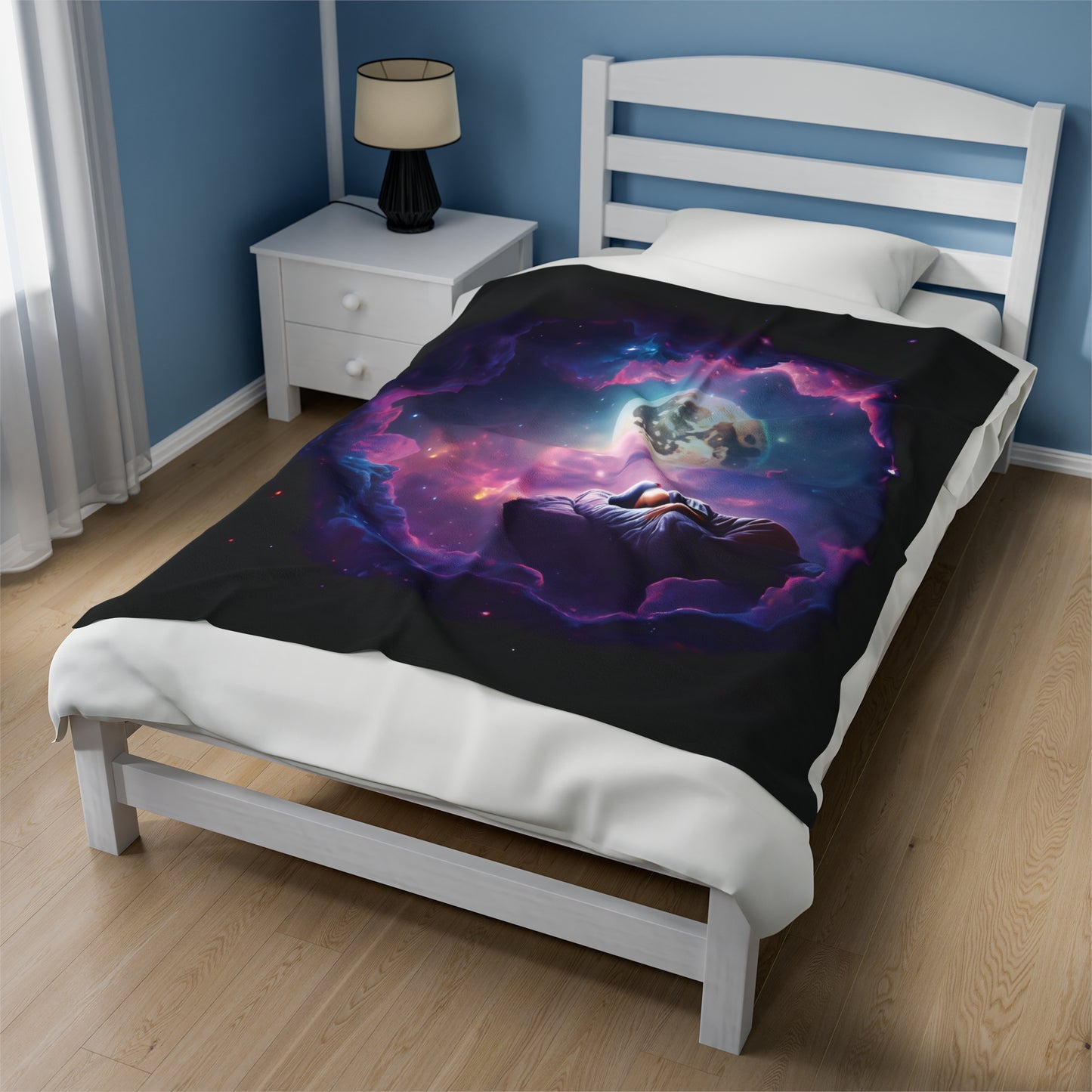 Galaxy Velveteen Plush Blanket