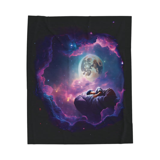 Galaxy Velveteen Plush Blanket